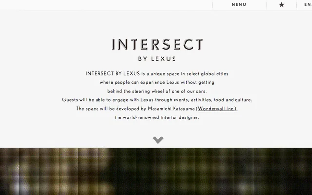 INTERSECT BY LEXUS